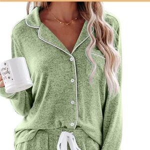 Aamikast Sage Green Women's Pajama top size xl